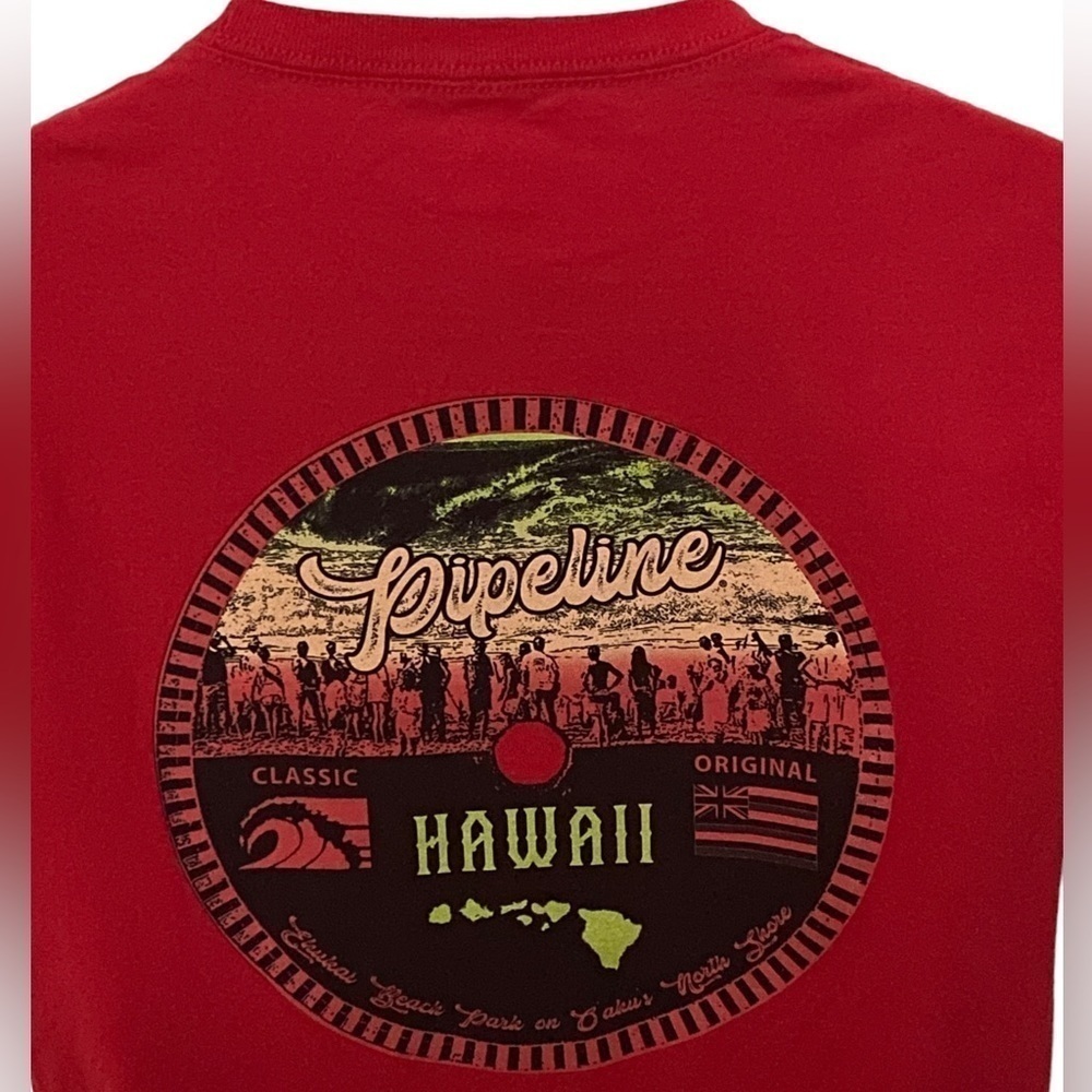 PIPELINE Hawaii Surf Tee Shirt Men M Medium - Picture 4 of 6